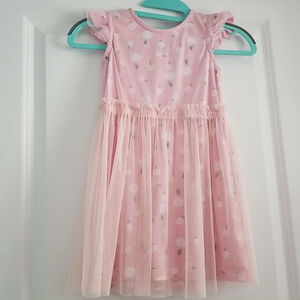 *Like New* Hanna Andersson Tank Dress Girls - SIZE 5 - Pink Floral